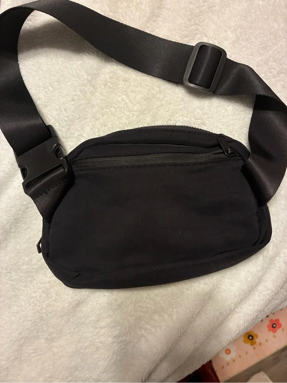 HALARA Black Crossbody/Fanny Pack with Wide Adjustable Strap